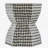 Hexagonal End Table, Accent Side Table