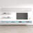 Bellago 126" Modern Floating Wall Mounted Entertainment Center with 16-Color LED Lighting, High Gloss Finish-928337418