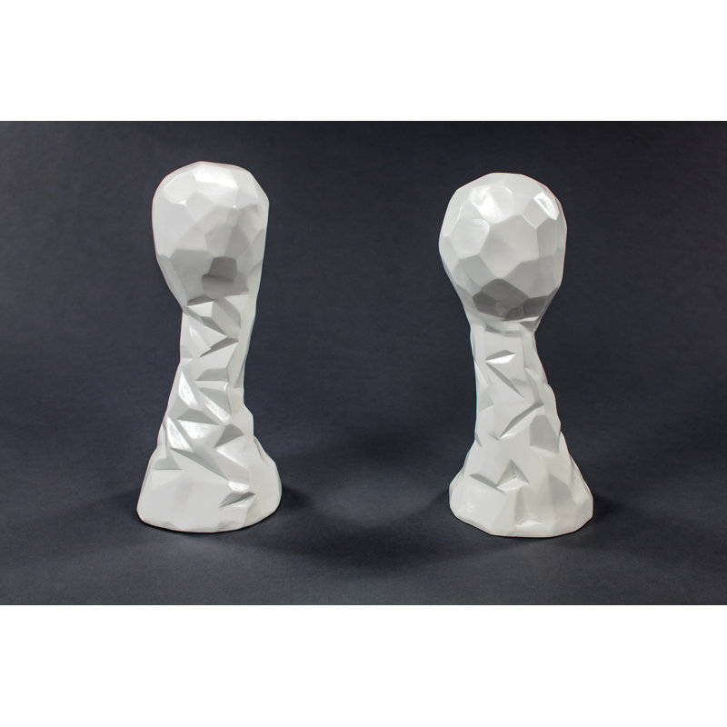 Statue, 20" H x 9.5" W x 8.5" D, White