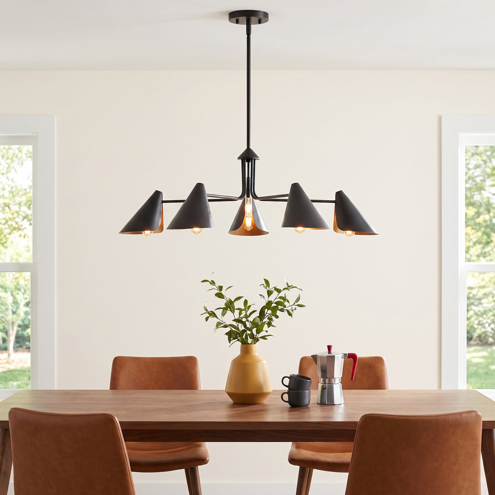Warhol 5 - Light Dimmable Novelty Chandelier
