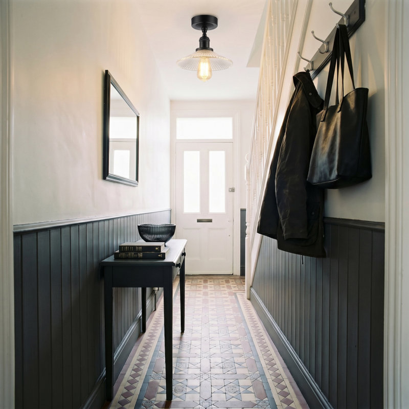 Flush Mount, Matte Black