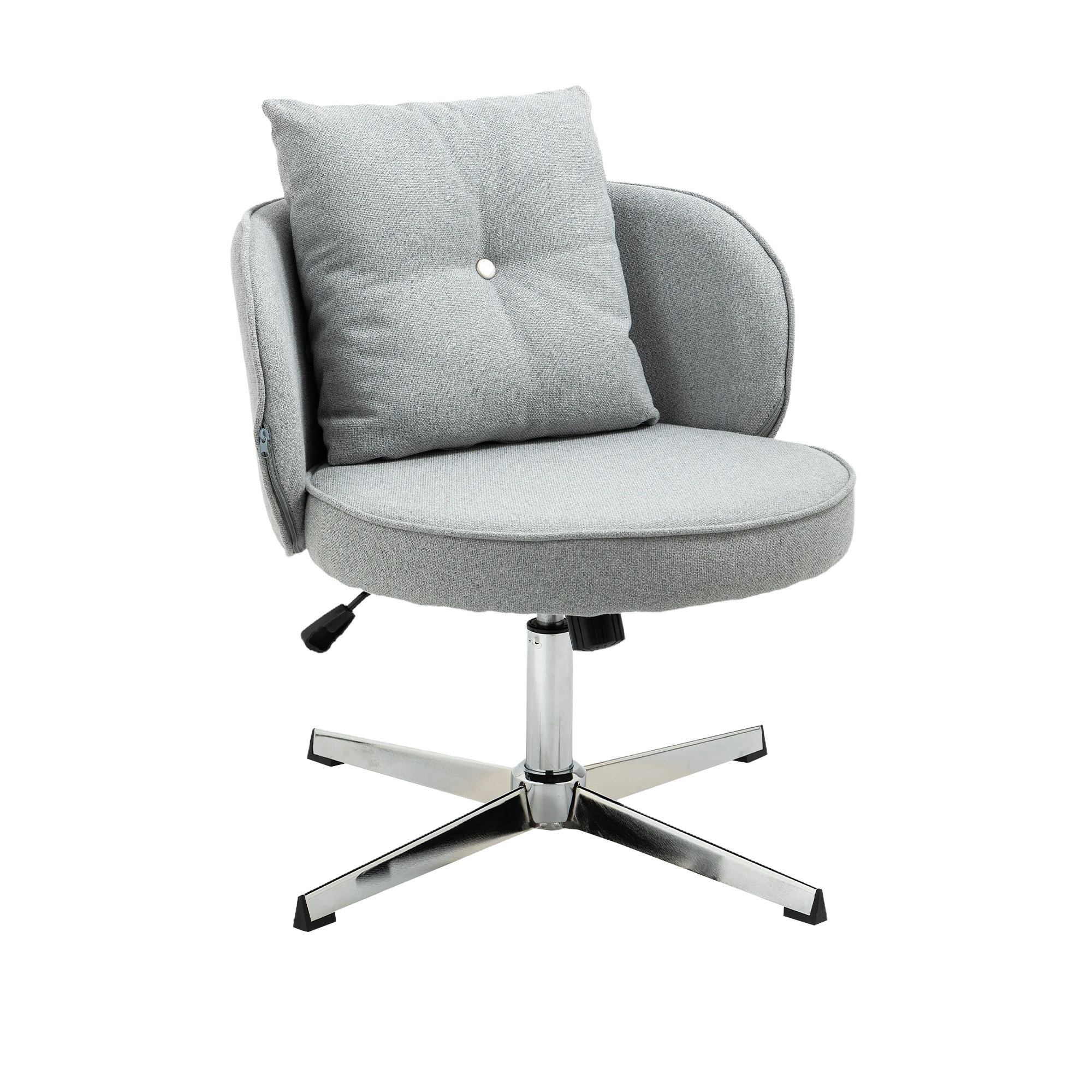 Kaycee Mid Back Task Chair Orren Ellis Upholstery Color: White