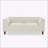 Modern Rectangular Pet Sofa with Armrests and Backrest, Ideal for Small and Medium Dogs-1170255732