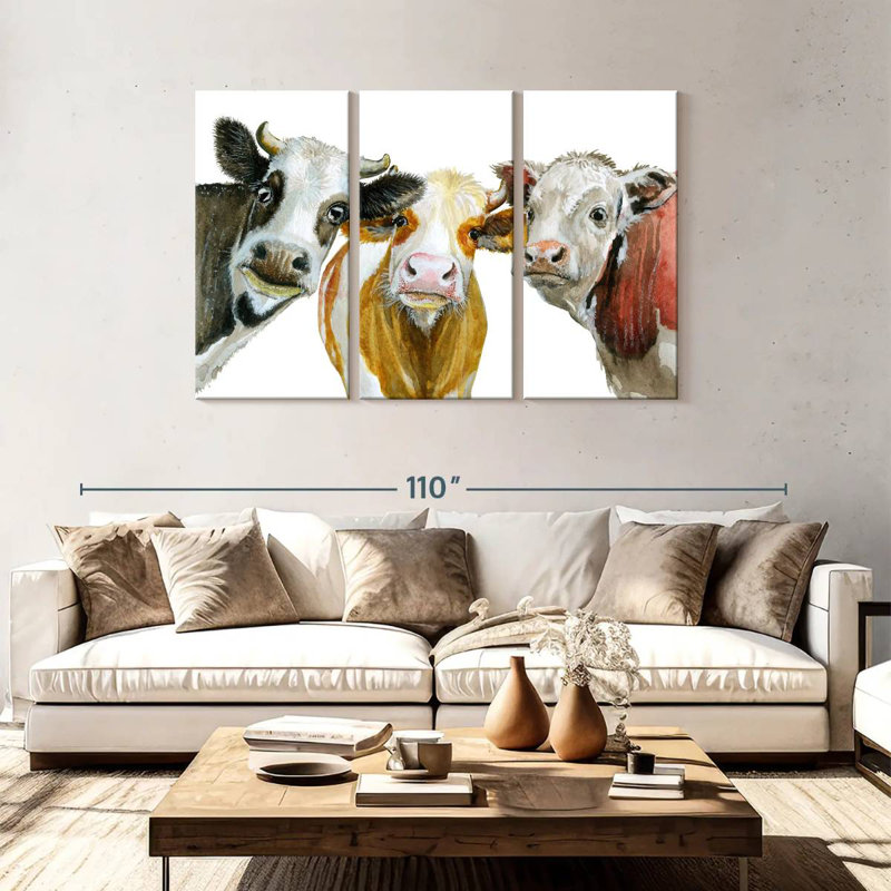 Brampt Cows, 48" H x 74" W