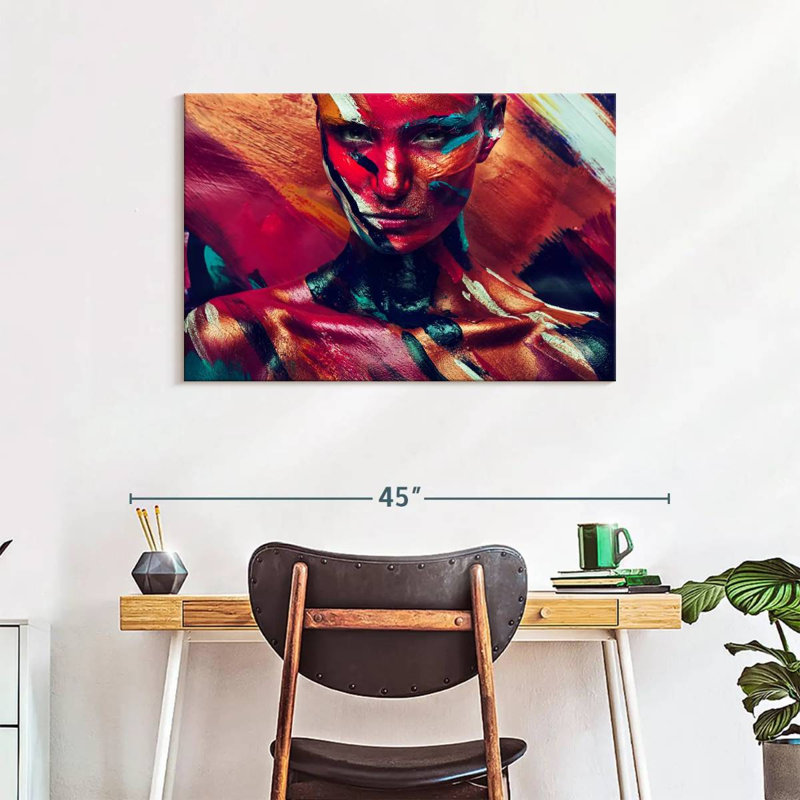 Senne Amazon Female Portrait, 24" H x 36" W