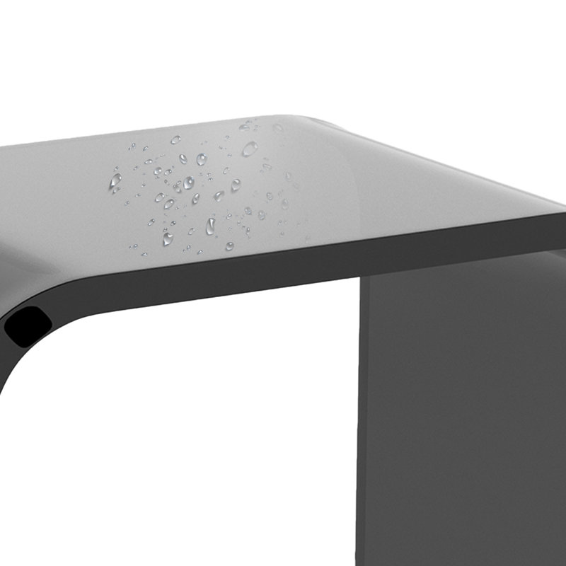 Table de bout en acrylique moderne Lucite