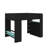 Full Size Wood Bunk Bed With Height-Adjustable Desk,Wardrobe,Ample Storage Space And RGB Light-1844446424