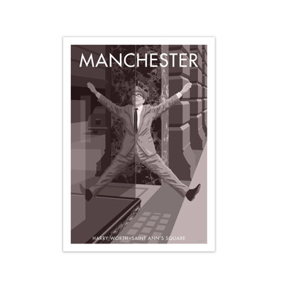 Manchester Harry Worth 1 Piece Wall Art