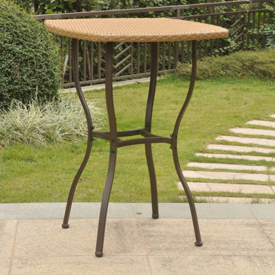 Arvi Square Wicker/Rattan Outdoor Bistro Table