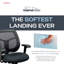 Chaise de bureau Monterey avec siège rembourré TEMPUR®, dossier en filet et inclinaison synchronisée Monterey