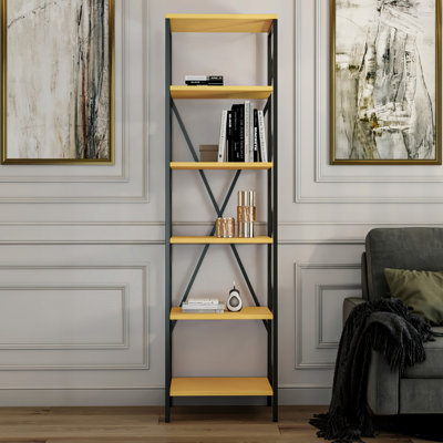 Baugus 180cm H x 50cm W Standard Bookcase