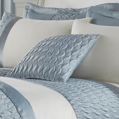 Quilted Satin Cushion Cover