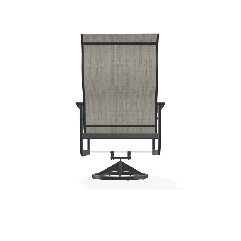St. Catherine Polymer Outdoor Lounge Chair, Graphite, Destiny Steel