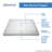 DreamLine SlimLine 36 inch D x 48 inch W x 2 3/4 inch H Center Drain Single Threshold Shower Base in Biscuit-33396562