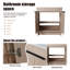 Ensemble de meuble-lavabo simple autoportant avec plateau en céramique Diandrea-694149179-694149178