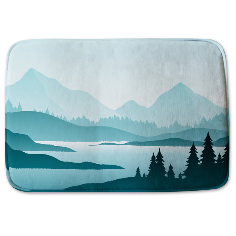 Nashom Polyester Shower Curtain Set