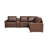 132" W Hudson Recliner Leather-Matched Sectional-1600387686