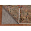 Tapis floral floral brun à motif de teinture végétale Ziegler 4 x 6