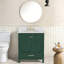 Meuble-lavabo de salle de bain, armoire de rangement en bois massif-743523995