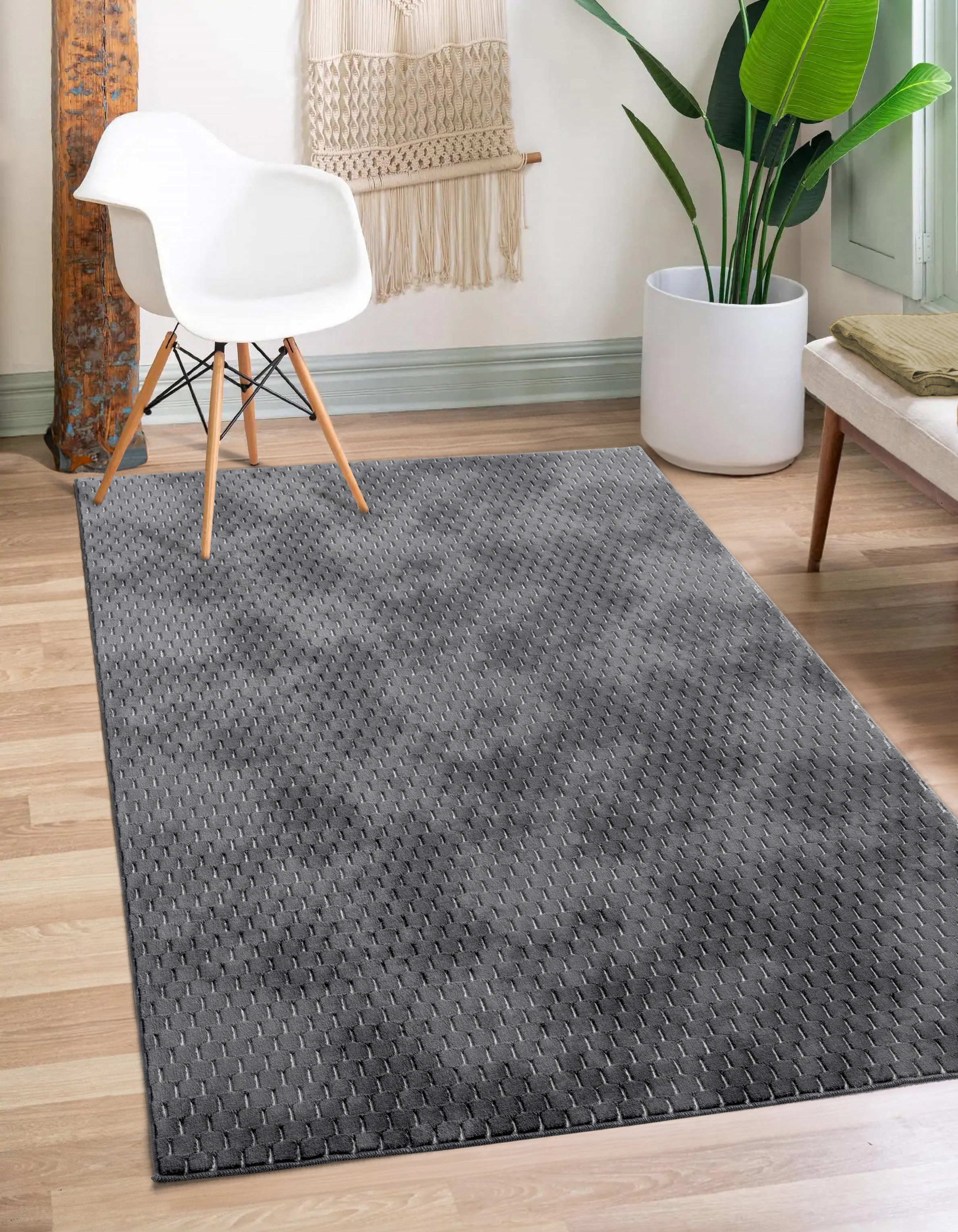 Stylish Home Geometric 200cm X 290cm Area Rug | Wayfair.co.uk