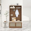 Garde-robe d'entrée avec banc et armoire