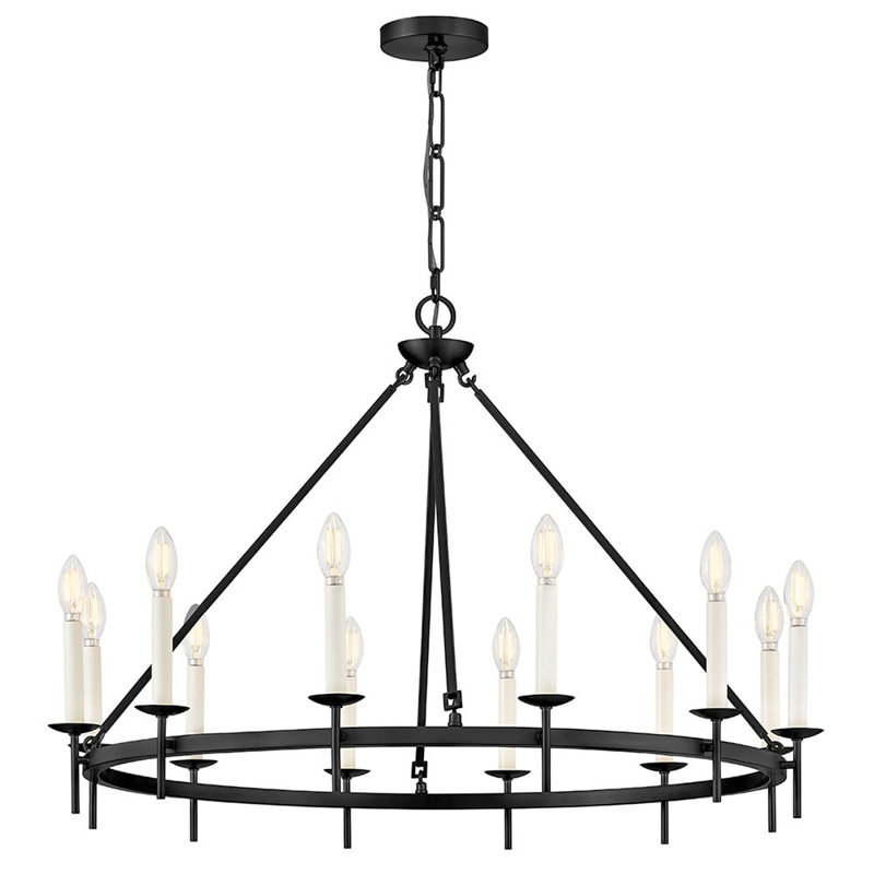 Hinkley Copley Chandelier, Black