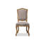 Chaise d'appoint rembourrée en lin Bart Anne
