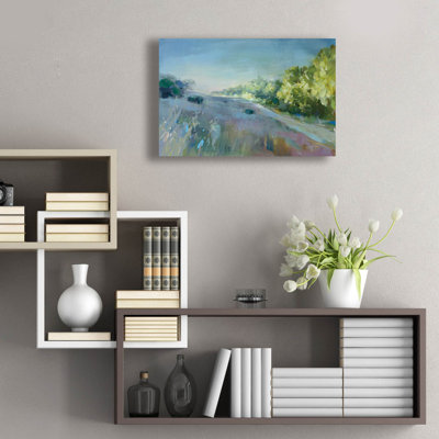  'Sunrise Meadow' by Danhui Nai Acrylic Glass Wall Art, 24" x 16"