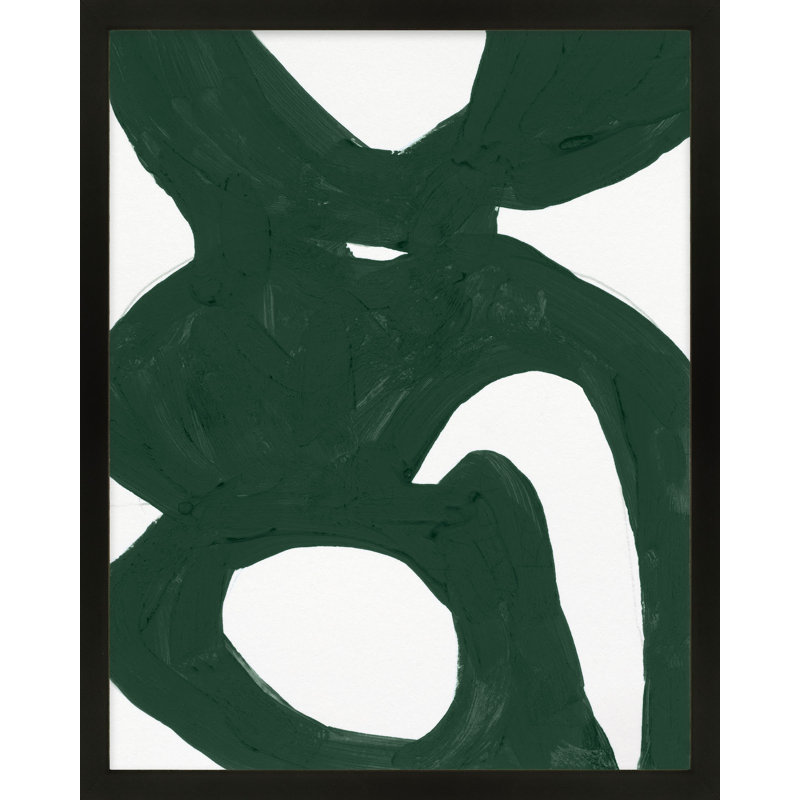 Harmony 1 Painting by Andrea Stokes, Black Framed, 20" H x 16" W