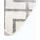 Glam Geometric White Silver Area Rug