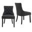 Chaise parsons capitonnée (ensemble de 2)-982892515