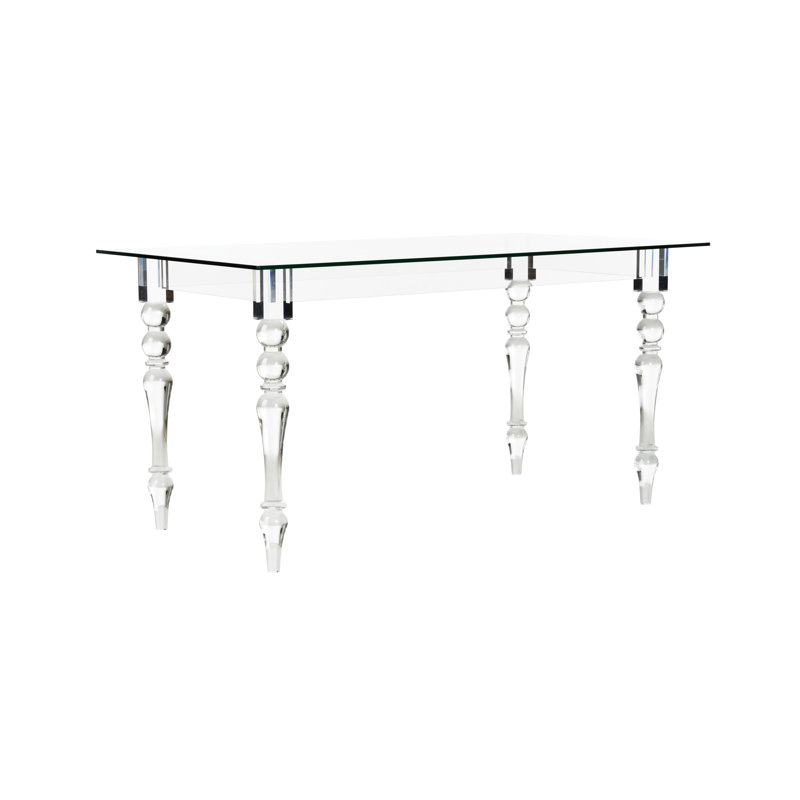 Violet Glass Dining Table