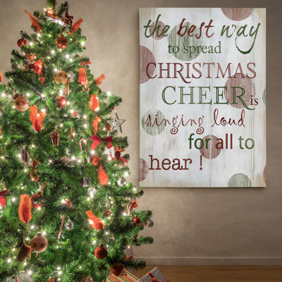 " Christmas Cheer Type " Print