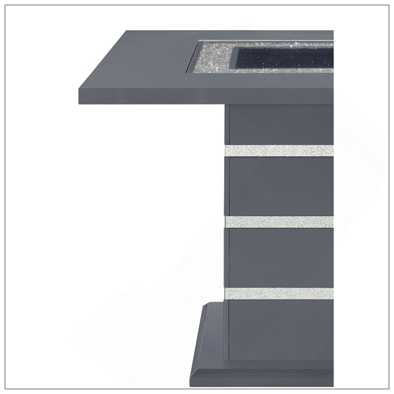 TABLE DE BAR ARIYA GRIS FONCÉ, Gris