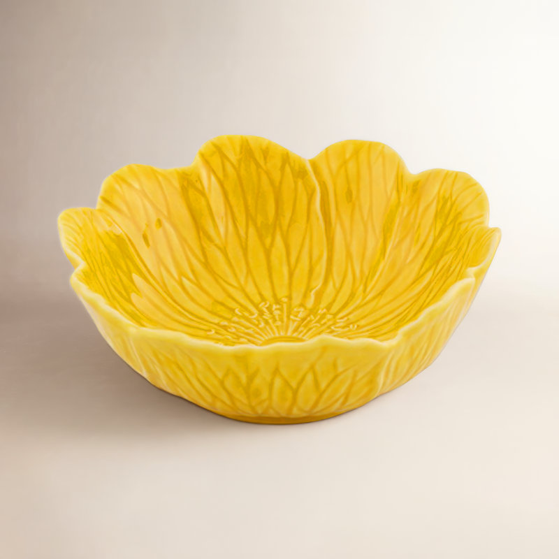 Flore 16,74 oz. Bol à céréales, Jaune