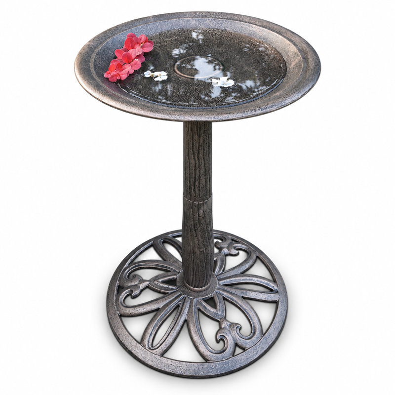 Pomilla Pedestal Birdbath
