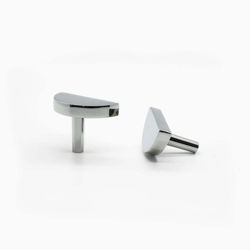 Poignée demi-lune 1 3/4 po, Nickel poli
