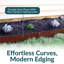 Bordure de paysage en métal 16,7 pi - paquet de 5 de bordure de jardin en acier 42 po x 7 po pour l'aménagement paysager - Brun-57249011
