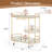 Mirror Shelf Metal Bar Cart-1979434086