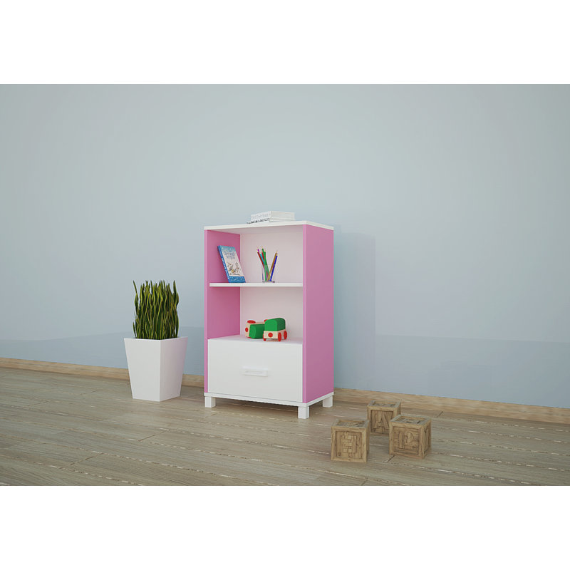 Hedon 85cm H X 60cm W Kids Cube, Pink