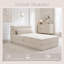 Canapé compressible en acajou, canapé simple avec repose-pieds, sans assemblage, blanc-2038671702-2038671724