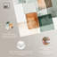 Citrine cube II, art abstrait vert -1740002153-1740002165