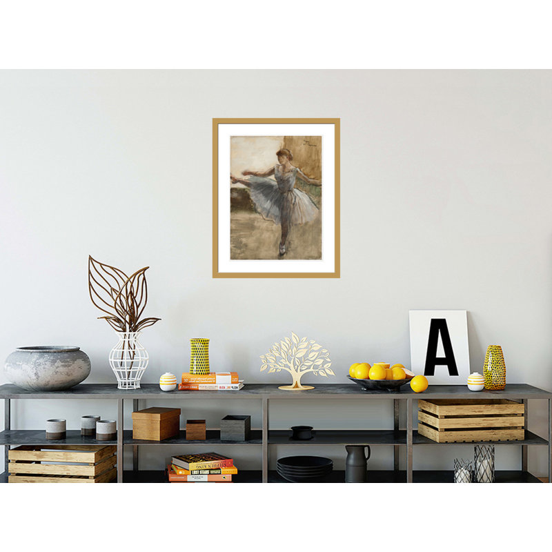 «The Ballerina» par Edgar Degas, impression giclée encadrée, H 29,5 po x l 23,48 po