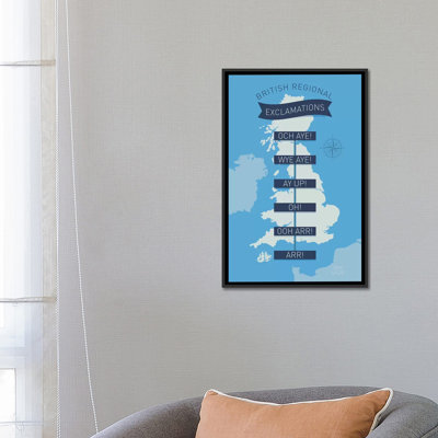« exclamations » par stephen wild, reproduction d’art sur toile tendue