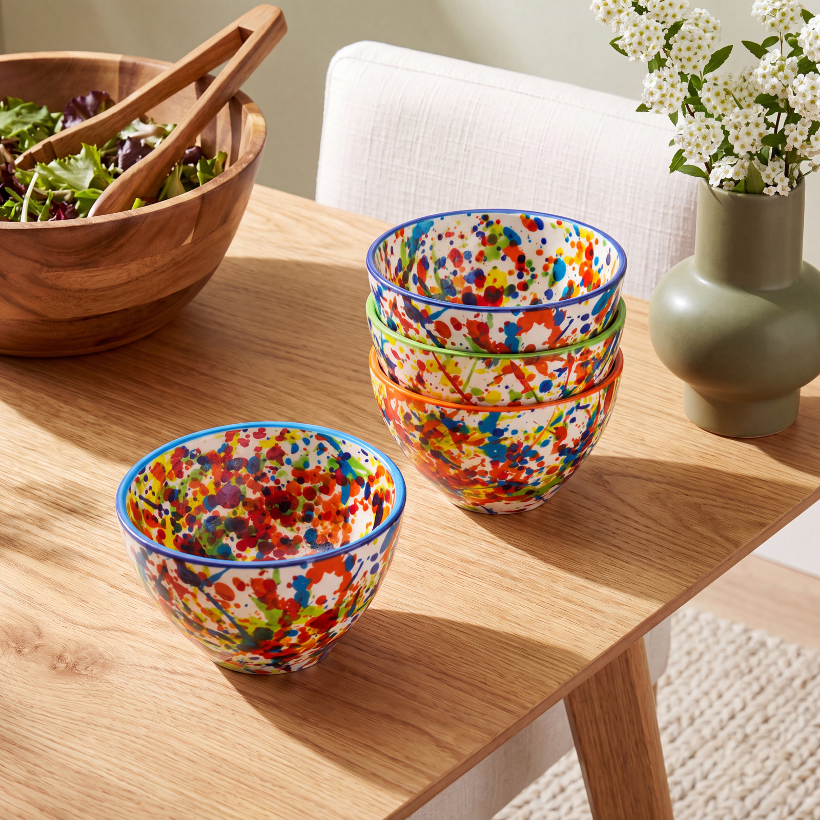 Pintura Earthenware Cereal Bowl