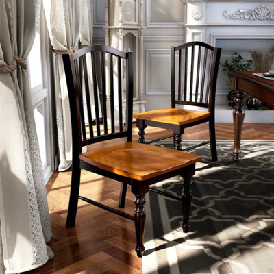 Chaise d'appoint 2 pièces avec pieds tournés