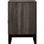Table de chevet 2 tiroirs Grey Oak