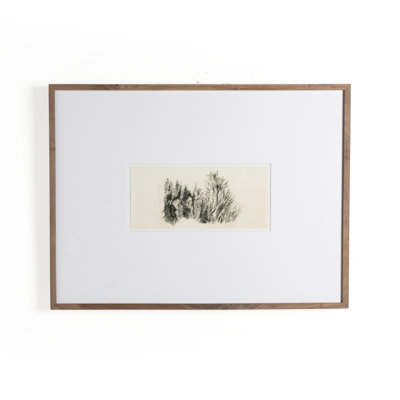 Tree Sketch Painting by Dan Hobday