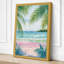 Tropical Shores Coastal 1 Piece Wrapped Canvas Wall Art-1063539841-1063539852