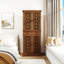 Armoire à 4 portes avec 1 tiroir, 4 tablettes intérieures réglables, armoire de rangement
